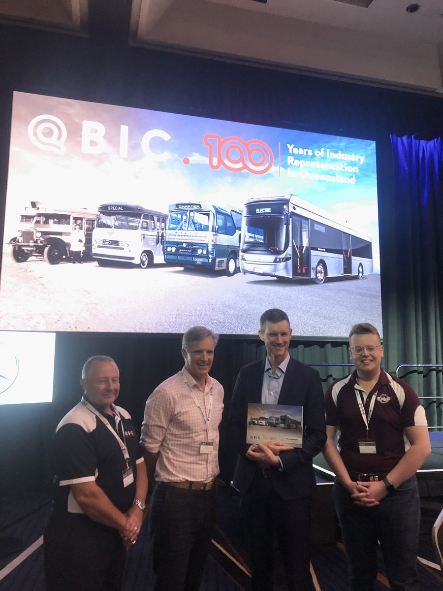 Well done <a href="/_QBIC/">QBIC</a> on 100 years of serving Queensland passengers across our vast state &amp; especially over last two tough years.

A pleasure to open their conference this morning in Brisbane &amp; chat with industry members.