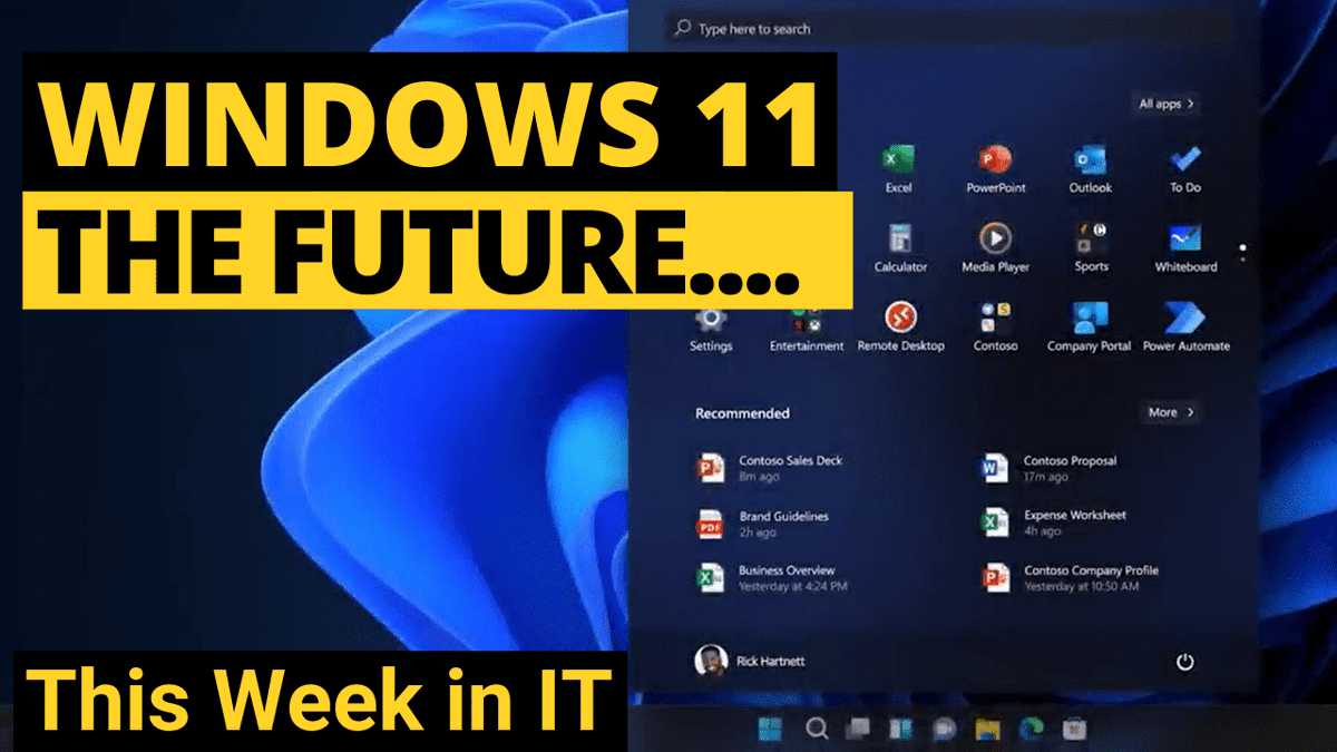 BwwMediaGroup's tweet photo. Check out This Week in IT with @smithrussell -- Microsoft Demos the Future of Windows 11 But ETA Missing in Action
#ThisWeekInIT
https://t.co/1J1DfLXs2H https://t.co/YmdOUlPN7z