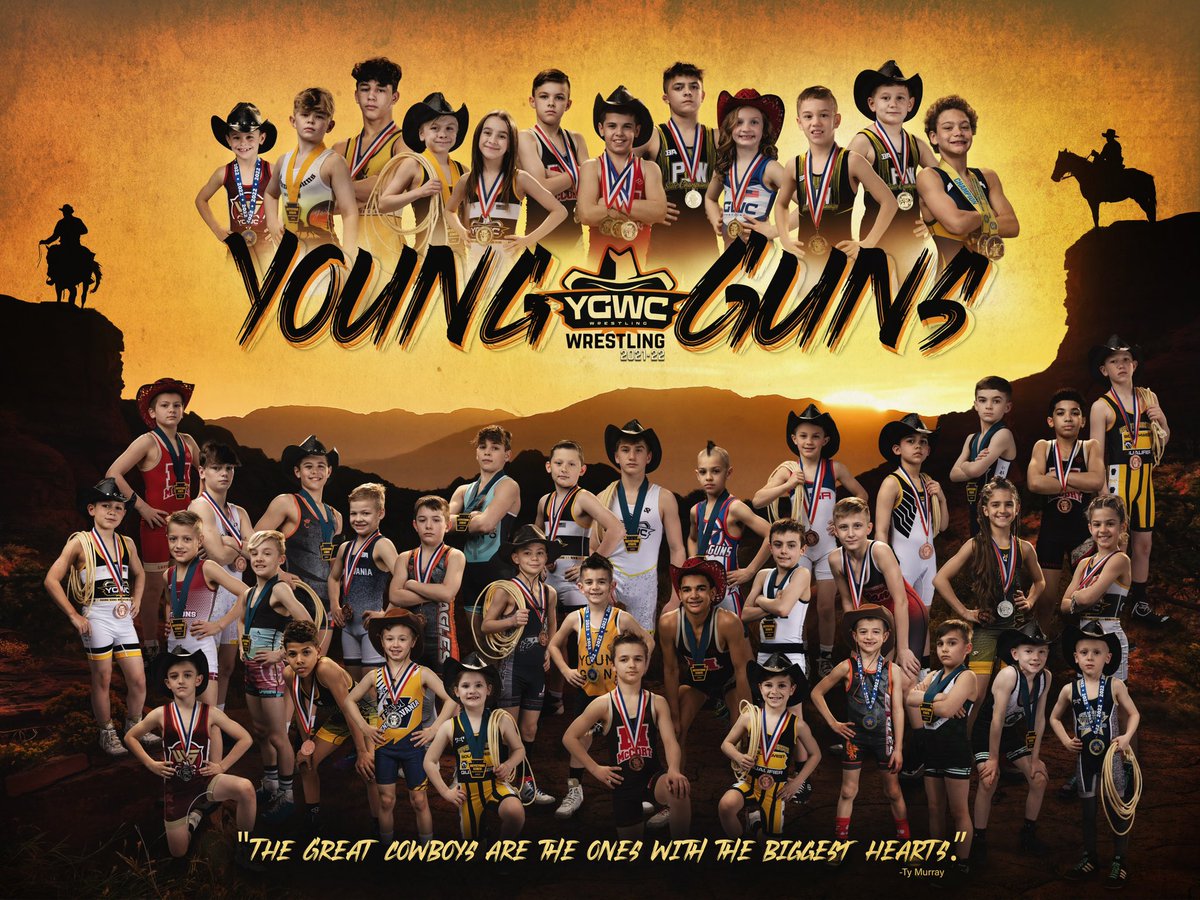 YoungGunsWC's tweet photo. YGWC kids state place winner poster done by the talented @LadyoftheLens https://t.co/pMrz6pqvMQ