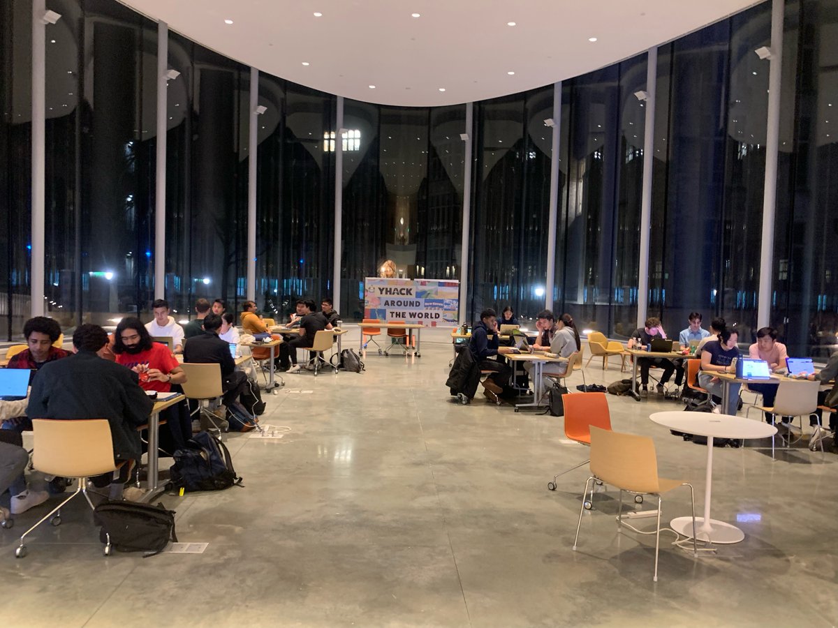 MLHacks's tweet photo. And we're live over at YHack 2022! Good luck to all the hackers this weekend ๐#YHack2022 #YHack @whyhackatyhack https://t.co/P7ewGpQpQZ