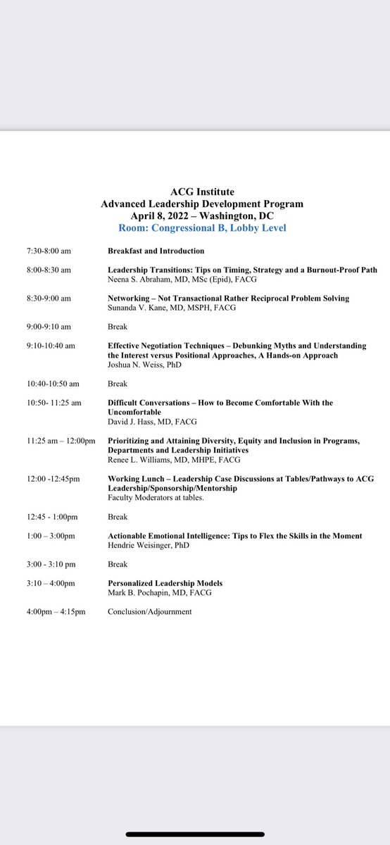 Sumana Moole MD (@mdsumana) on Twitter photo Superbly curated learning today in Washington DC thanks to the leaders <a href="/NeenaSAbrahamMD/">Neena S Abraham MD MACG FASGE AGAF</a> <a href="/DHassMD/">David Hass</a> <a href="/MarkPochapin/">Mark B. Pochapin, MD</a> <a href="/SunandaKaneMD/">Sunanda Kane M.D.</a> 🙏 as part of Advanced Leadership Development Program✅ #ALDP So grateful to be a part, looking forward to more learning and spreading the wisdom Superbly curated learning today in Washington DC thanks to the leaders <a href="/NeenaSAbrahamMD/">Neena S Abraham MD MACG FASGE AGAF</a> <a href="/DHassMD/">David Hass</a> <a href="/MarkPochapin/">Mark B. Pochapin, MD</a> <a href="/SunandaKaneMD/">Sunanda Kane M.D.</a> 🙏 as part of Advanced Leadership Development Program✅ #ALDP So grateful to be a part, looking forward to more learning and spreading the wisdom