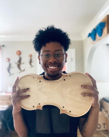 jpmusic657's tweet photo. Thanks Chris Malone, violist and luthier (and former student of mine) for sharing at our Lunch and Learn! It’s obvious that you “know your stuff!” 
 
@Richland2A @JTemoney https://t.co/NNFpA2kNsh
