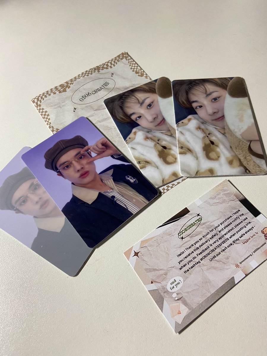 _heescart's tweet photo. 💌 #chingmailz ༉‧₊˚.

— hello @0506CREATES ! jake and won arrived safely <33 pcs have a super nice quality! thank u so much for the very smooth transaction 🥰 #0506CREATESFEEDS https://t.co/6rBGSgt96Q