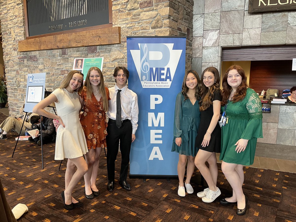 Congrats to our six students who participated in PMEA All-State Chorus! They had a beautiful concert! 🎶