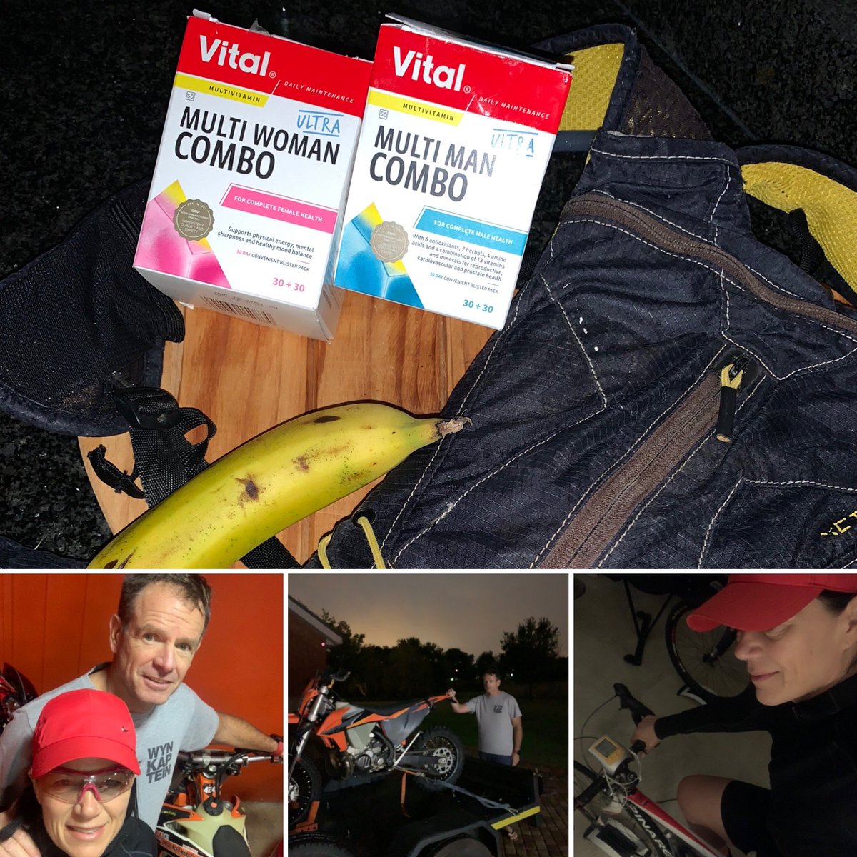 lalla711111's tweet photo. Alles is mos โn kompetisie in ons huis โ wie kan die beste, meeste fietsry, draf, motorfiets ry ๐ en so kan ek aangaan. Die kompetisie het die laaste maand โn trappie hoรซr geklim, te danke aan ons #MultiMan #MultiWoman combo, wat verseker die energie vlakke gelig het. 1 of 3. https://t.co/qHSMvaFSv8