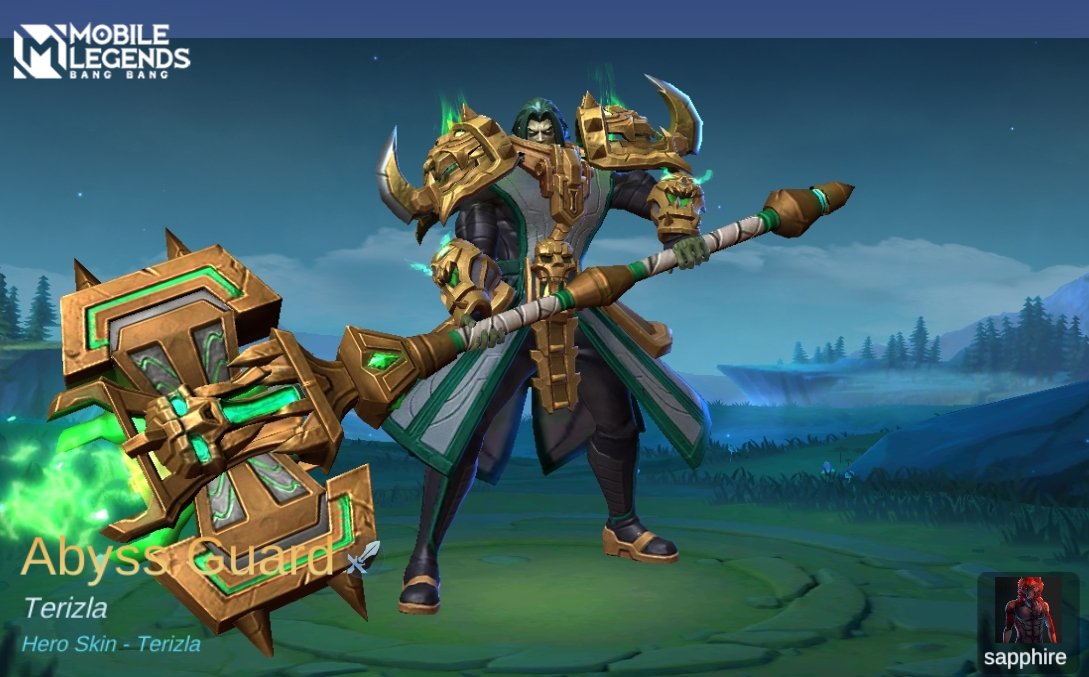 robinlee5734's tweet photo. I just obtained a new skin Abyss Guard in Mobile Legends: Bang Bang! Let's face off against the world's best MOBA players together! 
https://t.co/whNtc4WRVn https://t.co/FQw4tDNMhI