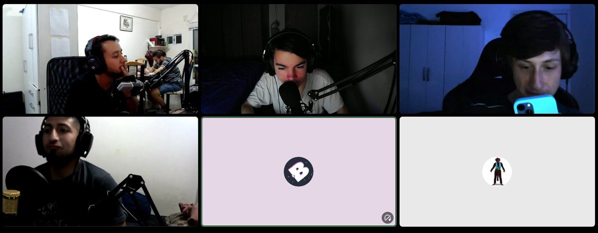 FoxoBroken's tweet photo. SE REUNIÓ LA BANDAAAA! @JuanCruzNovales @DJEsmeraldMusic @Pankra7 @SindicalGaming  saquen foto que esto pasa cada 4 siglos https://t.co/4f1sGV8KZ6