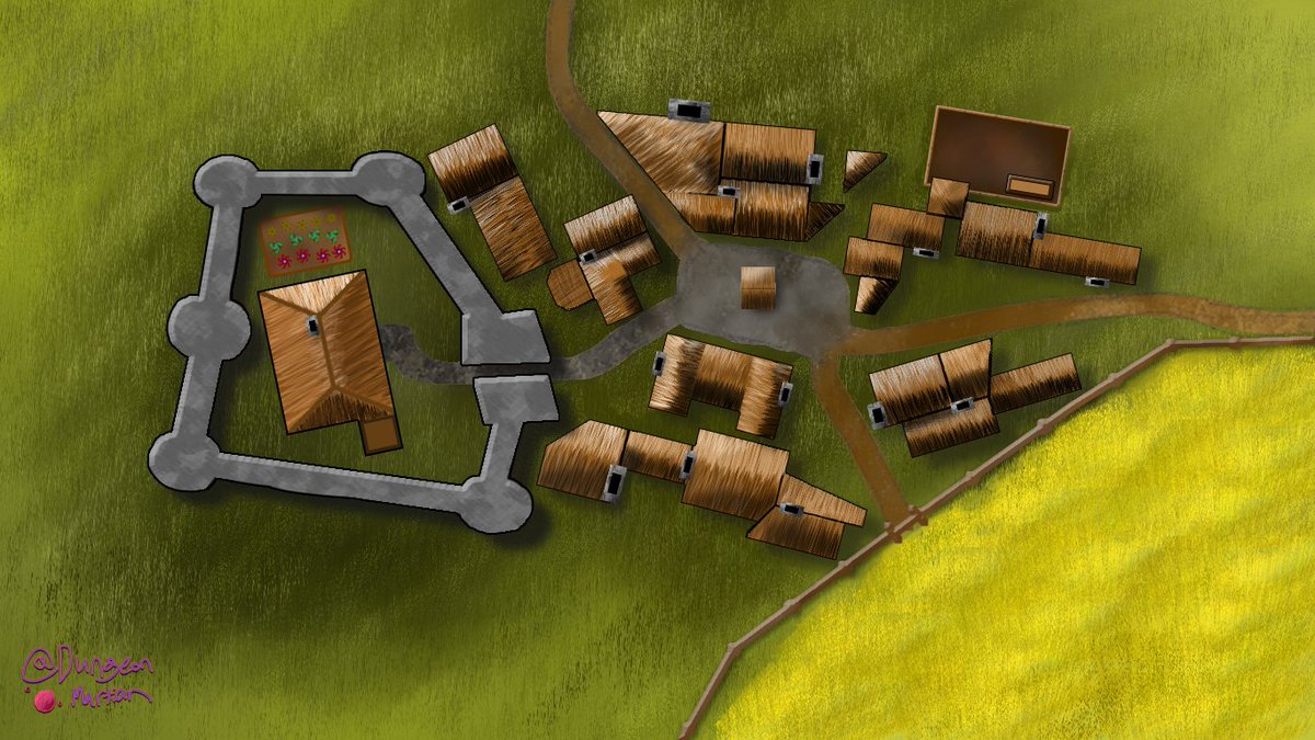 An update on Cornix. I'm planning on releasing this as a complete starter village. NPCs, plot hooks, intrigue and loot! Everything a new gm could possibly need. #dnd #maps #ttrpg #pathfinder