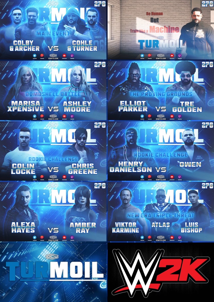 ocwfed's tweet image. WEB SHOW IS UP! All the Text RP's, Videos and Matches!

OCW TURMOIL  276: Back With A Vengeance! 
bit.ly/OCWTurmoil276


#WWE2K22 #WeArePvP