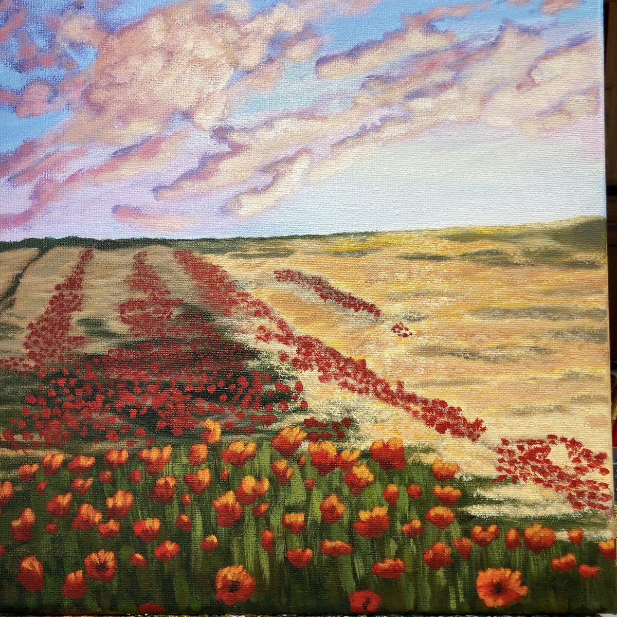 pdlobster's tweet photo. Three flower paintings I made this week. Thank you @Artsherpa!#FlowersOnFriday #AcrylicApril https://t.co/vNEEwHobmO