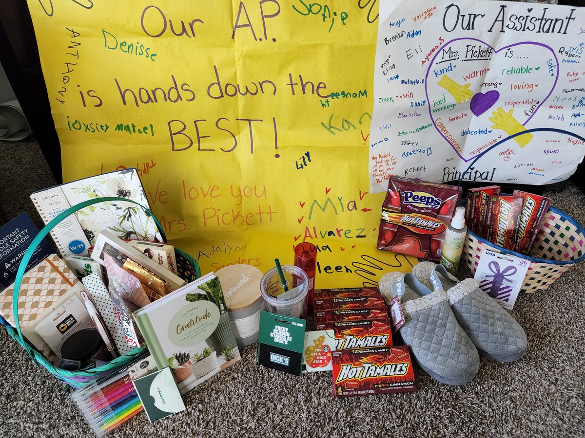 I am so grateful for  <a href="/CastleSTEAM/">Castle STEAM Academy</a>, they made Assistant Principal Appreciation week very special. Many thanks to you all 💜!! #CastleSTEAM
