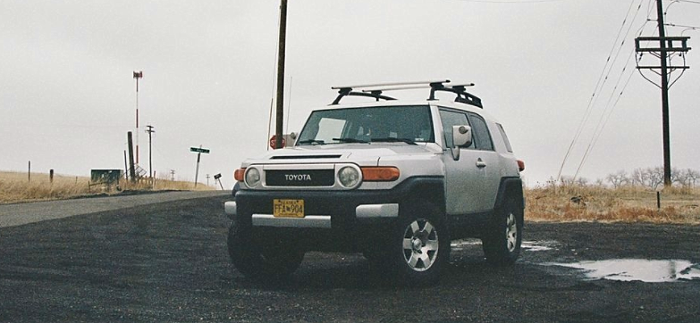 New brake pads for the FJ today. An oil change and tire rotation and it should be good to go for the Alaska Boys road trip this summer.