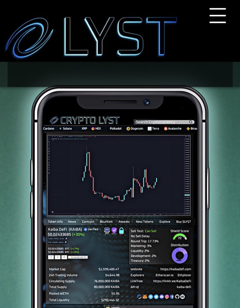 OfficialMandox's tweet photo. We are excited to announce that we will be listed on Crypto Lyst! 

A platform that allows investors to monitor their investments &amp; other cryptos. 

This platform allows for potential investors to dyor and check safety of potential investments.

@LystToken 🤝 @OfficialMandoX https://t.co/U11VZrfSaB