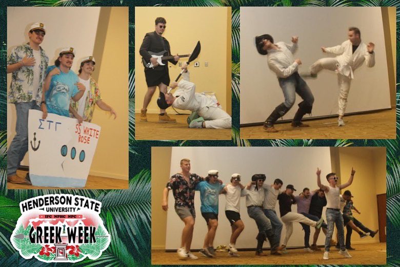 SigTauHSU's tweet photo. Survivor Greek Week was a blast! #gogreek #goreddies 🏹🏴‍☠️🛳🔥 https://t.co/s1jWA2Zrx9