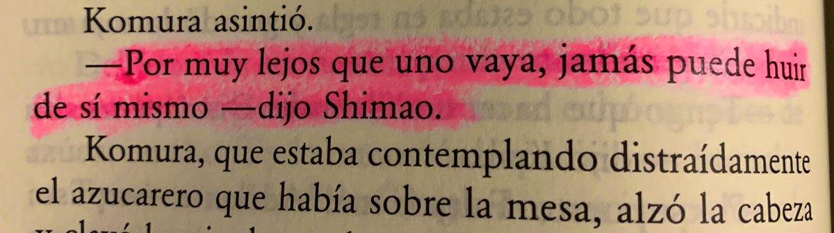 Mfsuarezs's tweet photo. “Por muy lejos que uno vaya, jamás puede huir de uno mismo … como la sombra”. H M. https://t.co/EuE4vhxSMQ