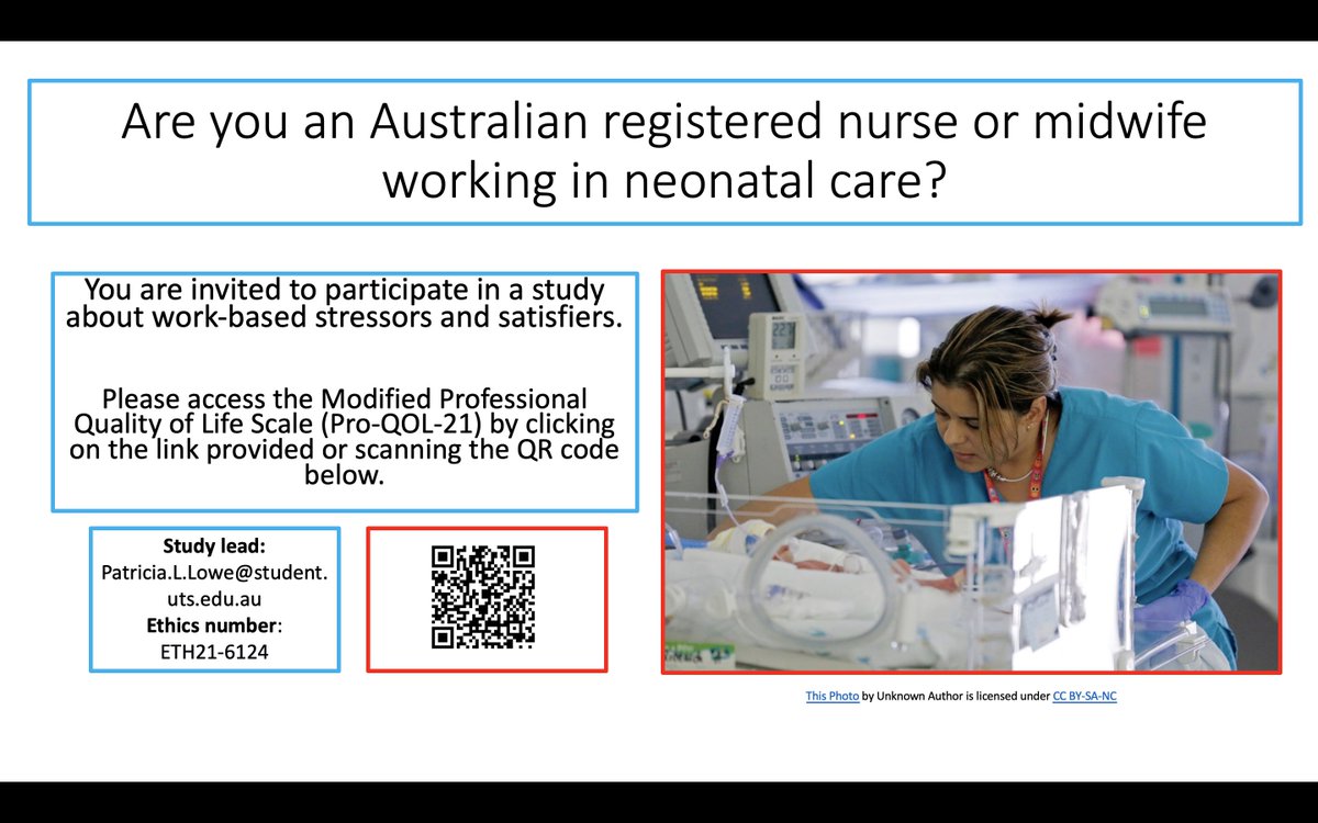 Patricia Louise Lowe (@patrici05457821) on Twitter photo Dear colleagues and friends- This survey closes on Tuesday 12/4/22. If you have not yet contributed or shared among your Australian neonatal networks, could you please consider doing so? Thank you. <a href="/samjak66/">Dr Samantha Jakimowicz</a>; <a href="/Prof_TLJ/">Tracy Levett-Jones</a>; <a href="/utsSoNM/">UTS School of Nursing & Midwifery</a>
Link: utsau.au1.qualtrics.com/jfe/form/SV_5b… Dear colleagues and friends- This survey closes on Tuesday 12/4/22. If you have not yet contributed or shared among your Australian neonatal networks, could you please consider doing so? Thank you. <a href="/samjak66/">Dr Samantha Jakimowicz</a>; <a href="/Prof_TLJ/">Tracy Levett-Jones</a>; <a href="/utsSoNM/">UTS School of Nursing & Midwifery</a>
Link: utsau.au1.qualtrics.com/jfe/form/SV_5b…