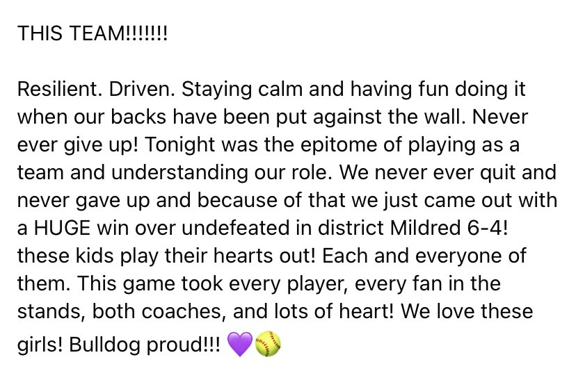 Eustace Softball tweet media