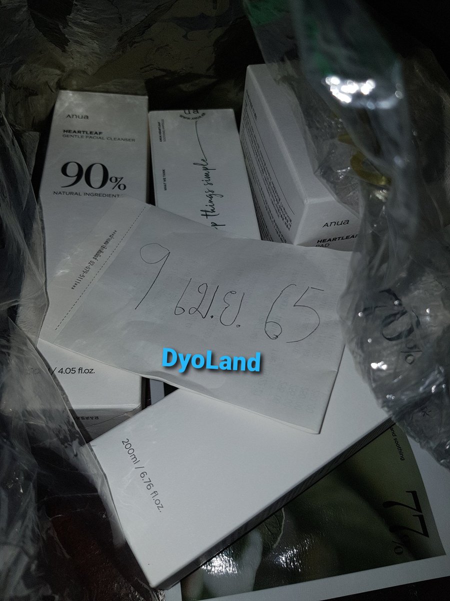 Dyo_Land's tweet photo. #anua พร้อมส่ง ของยังไม่แกะใช้ค่า

▪︎Heartleaf Paid 77% ราคา 550฿
▪︎Heartleaf Gentle Facial Cleanser 90% โฟมล้างหน้า ราคา 200฿
▪︎Heartleaf Daily Relife Lotion 70% ราคา 550฿

ค่าส่ง ลทบ.60฿/ems.80฿ (+50฿)
#โทนเนอร์พี่จุน #คสอเกาหลี #สกินแคร์เกาหลี #ตลาดนัดEXO https://t.co/6i5aSDIOkw