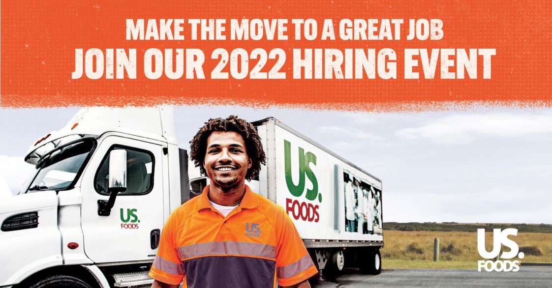 Join us on April 9th for our 2022 National Hiring Day across the US Foods distribution centers! 
We are hiring CDL A Drivers in a location near you! 

Follow the link to RSVP:  lnkd.in/dgfRjNnH

#usfoods #cdljobs #supplychaincareers #nowhiring
