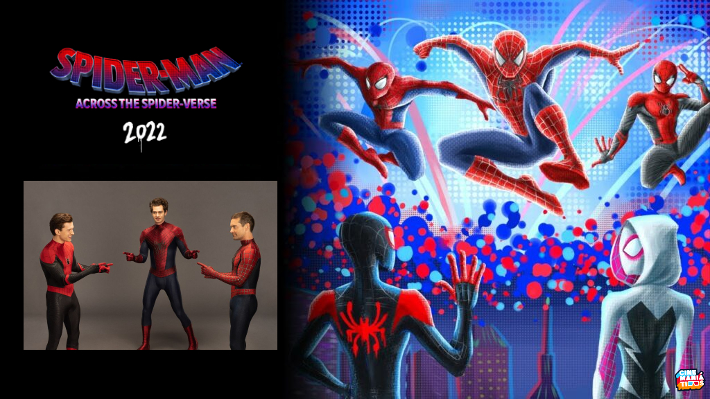 Cinemaniaticos1's tweet photo. Cinéfilos!! La insider #EmberOnMain, nos pudo haber revelado que los #SpiderMan de #Tom, #Tobey y #Andrew tendrían una participación en #SpiderMan #AcrossTheSpiderVerse, para interactuar con #MilesMorales. 🔥🕷️🕸️

¿Qué les parece? 🎬😱
#TomHolland #TobeyMaguire #AndrewGarfield https://t.co/hklSkvGS30
