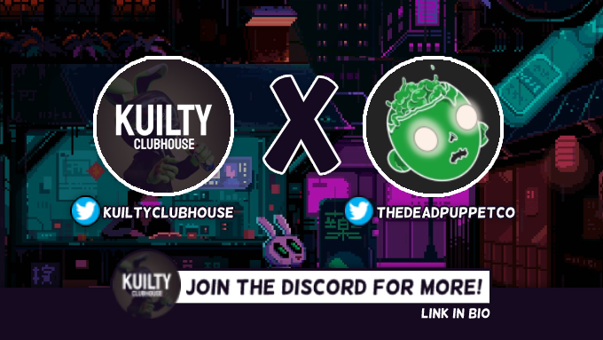 🏠 Kuilty's Clubhouse X Dead Puppet Collective 🧟‍♂️

🎁 Dead Puppet Co has given us 3 WL(s) to giveaway

🎉 To enter:
- Follow <a href="/KuiltyClubhouse/">Kuilty's Clubhouse</a> and @TheDeadPuppetCo
- Retweet, like and tag 3 friends

⏰Winners will be announced in 24 hours

#NFT #NFTs #NFTGiveaway #NFTGiveaways