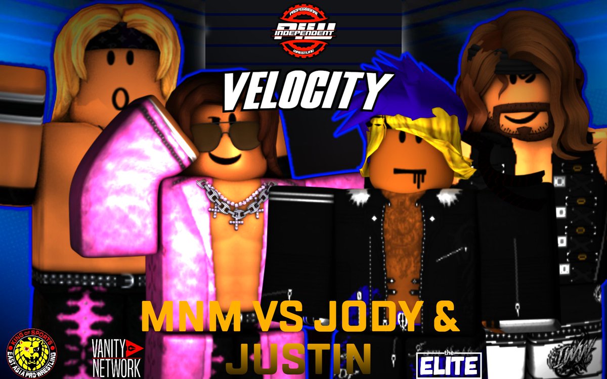 PIJWRBLX's tweet photo. ๐ตVelocity๐ต
@0oga_ & @ActuallyStax The Team of MNM Take on Current TTC @OpticalxJody & #JustinBattle
Can the Newly Formed Tag Team of MNM Take the win or will Tag Team Champions Prevail? https://t.co/gYFnX9NERZ