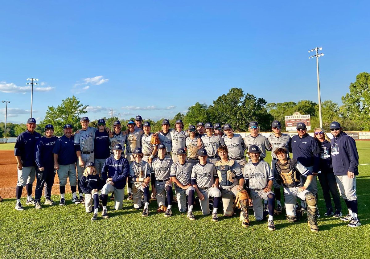 The Dolphins went 2-0 vs Robertsdale today clinching a playoff spot! This makes them 2022 6A Area 2 Champions and brings their record to 24-4 on the year!! #GoDolpins #PlayForThePile #PlayInMay