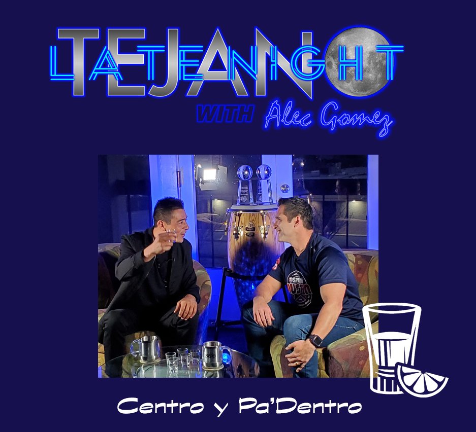 Tejano360's tweet photo. CENTRO Y PA' DENTRO
TEJANO LATE NIGHT with Alec Gomez
Guest is Premios Tejano Mundial 2022 Engineer of the Year winner "Sevy" Contreras
ONLY on Tejano 360+ apps & Roku
Download app NOW! Or subscribe https://t.co/d835wL67ny
#CentroyPaDentro
#TejanoLateNight
#Tejano360Network https://t.co/9Z8N68ns5t