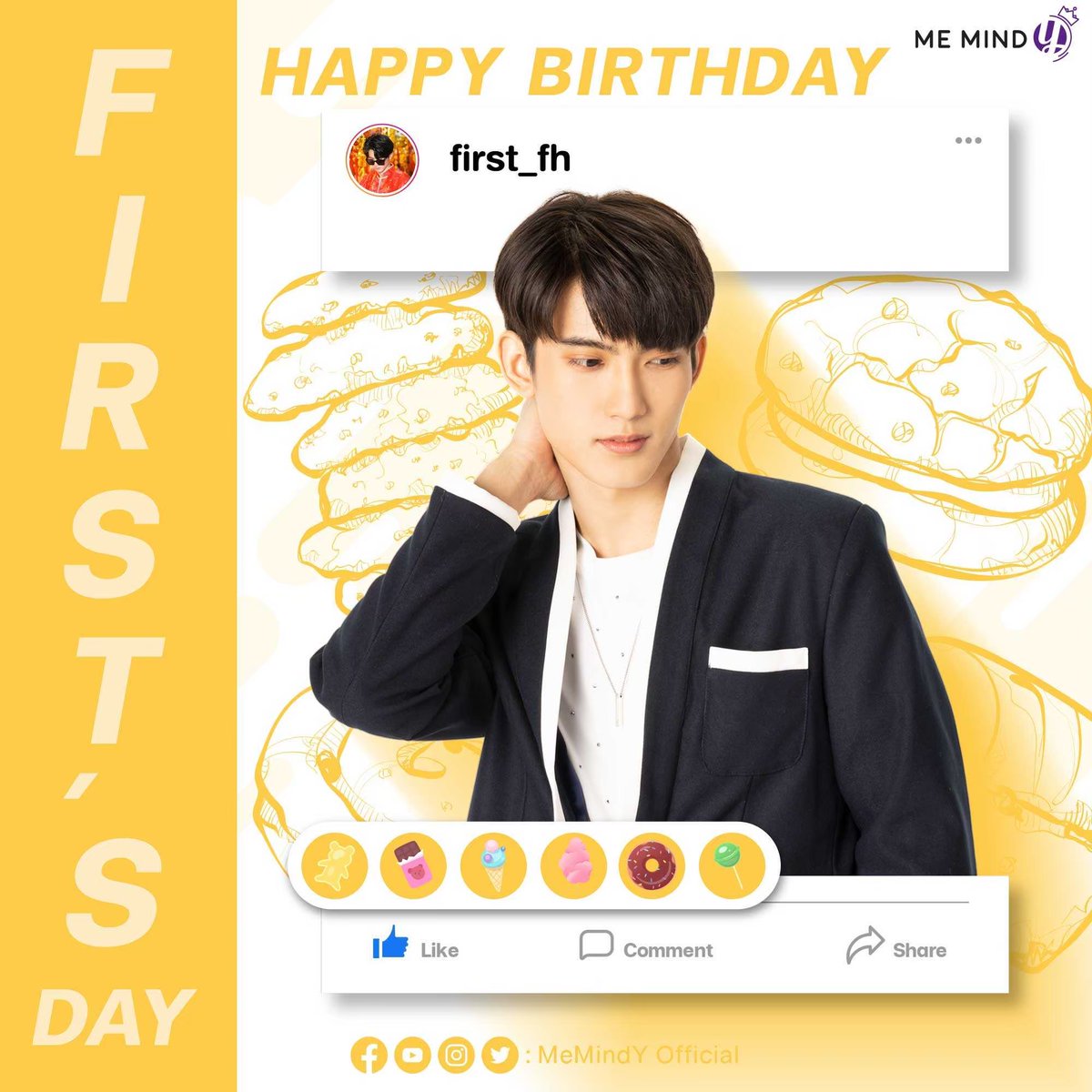 MemindyOfficial's tweet photo. HAPPY BIRTHDAY TO FIRST CHALONGRAT 🐱🍰 @firstfh5 

มาร่วมอวยพรวันเกิดให้เฟริสท์กันค่ะ🥰

#Chalongrat24thBD https://t.co/YaSEHWKpVl