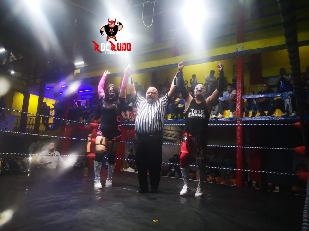rderudolucha's tweet image. En la lucha de nuevos talentos
Clásico y Shirin derrotaron a
Kang el conquistador y Aero queen
 #LuchalibreCM

#somosluchalibre