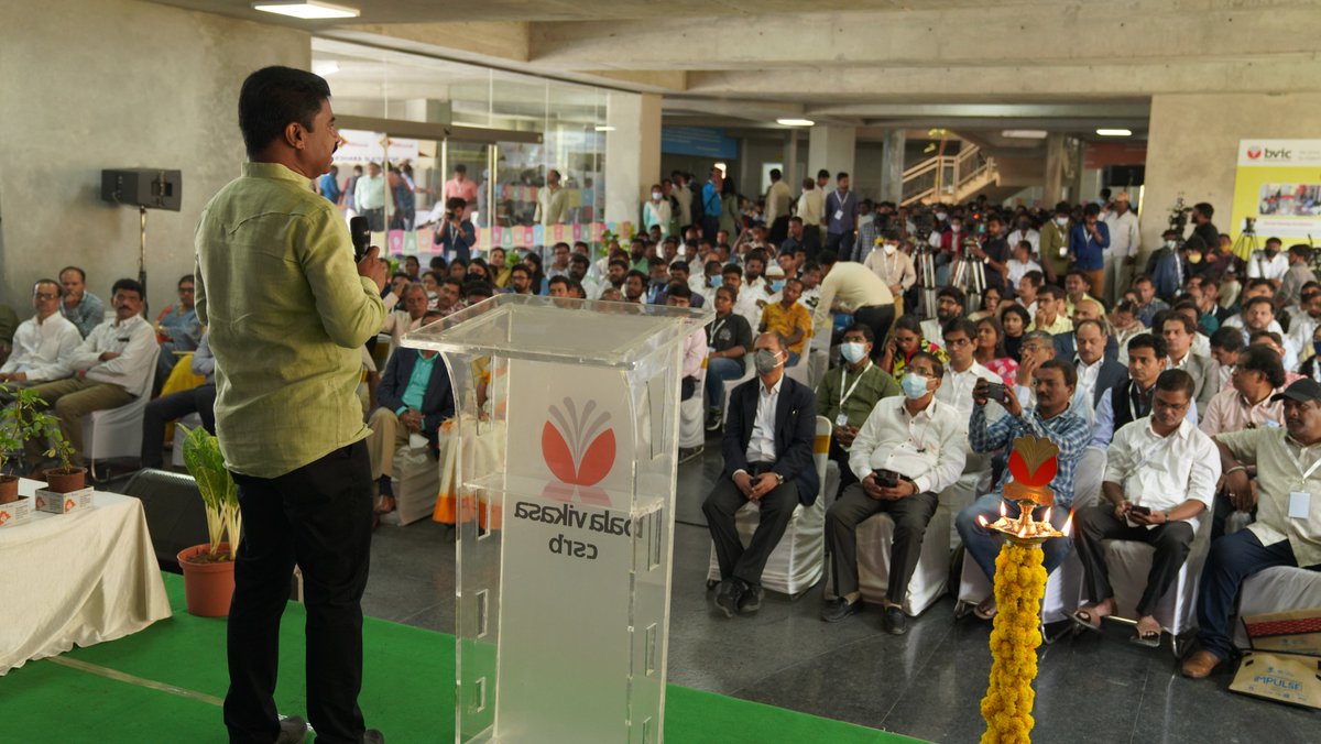 balavikasa_ngo's tweet photo. #SocialEntrepreneurshipSummit - #Impulse2022 was a grand success! 800+ Social Entrepreneurship enthusiasts participated; @chmallareddyMLA & @SriKrishnaLavu graced the event. 85+ social startups showcased their innovations & 30+ industry experts engaged with the participants. https://t.co/NKUxwTIotz