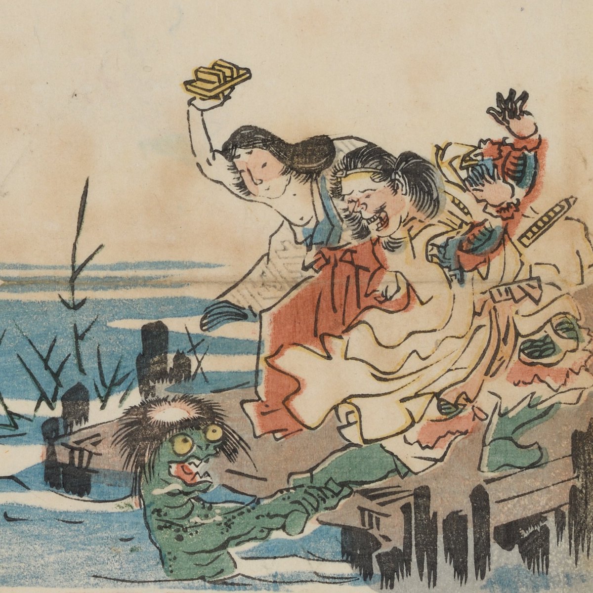 4/10まで！】「 #江戸の滑稽 ―幕末風刺画と大津絵―」展では、江戸後期