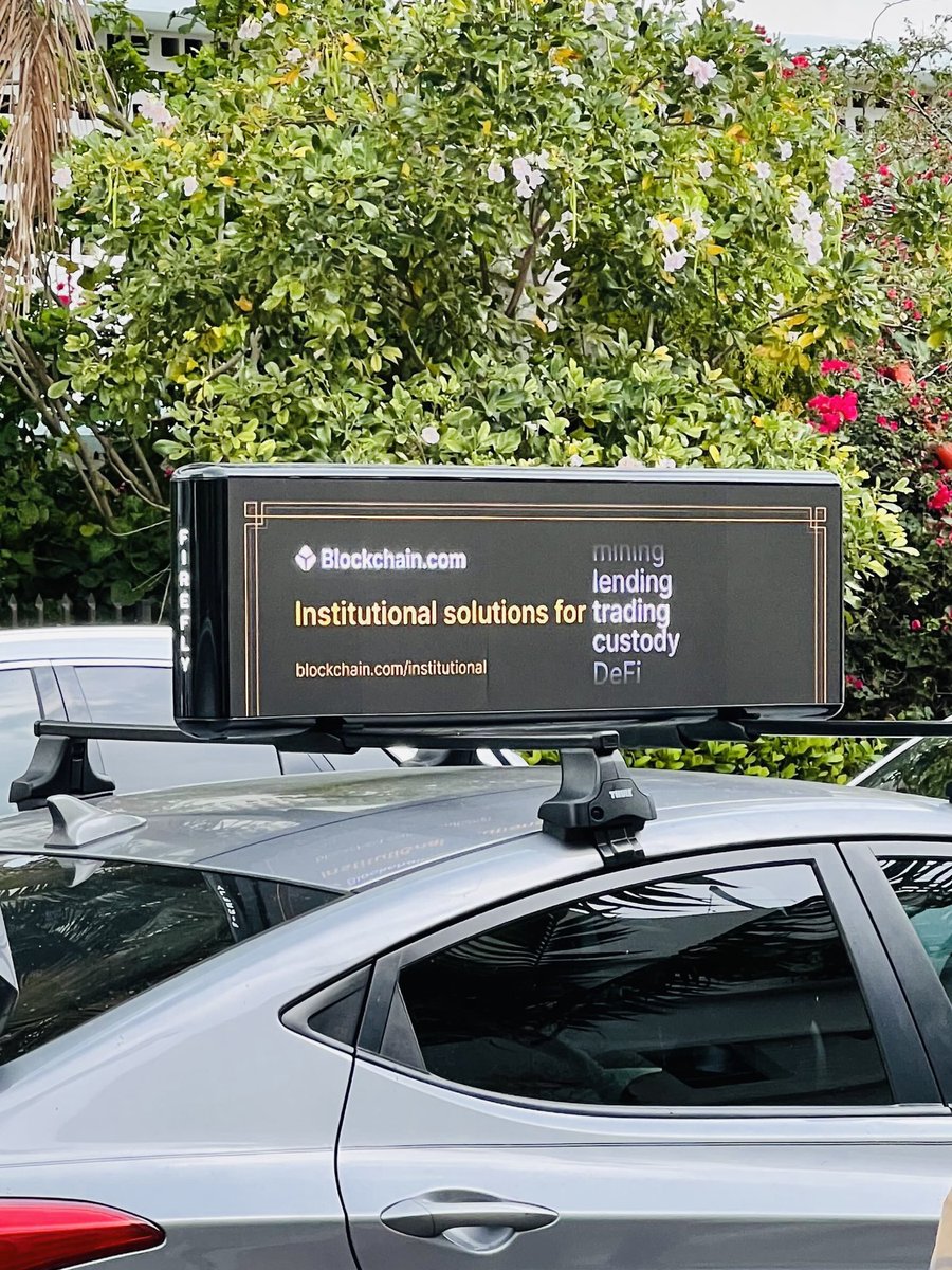 kasselman's tweet photo. Journal entry: Day 3 @ #Bitcoin2022. Rubbed the nose of the Miami Bull // Signed up for ⁦@moonclave⁩ // Mobile ⁦@blockchain⁩ sighting // 30 meetings in 3 days // Epic vegan dinner ⁦@PlantaResto⁩ https://t.co/qIf6RvIZtw