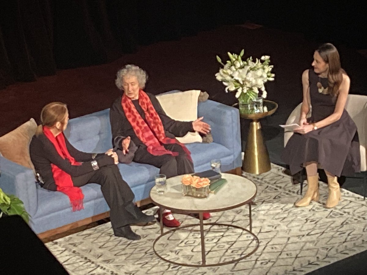 “ Listen closely to those who are opposed to you and try to find out what they are afraid of.” @MargaretAtwood speaking at @ParamountAustin