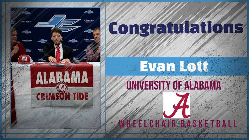 jc_jets's tweet photo. Congratulations Evan Lott for signing with @alabamaadapted  https://t.co/ykBIGJ8qxB