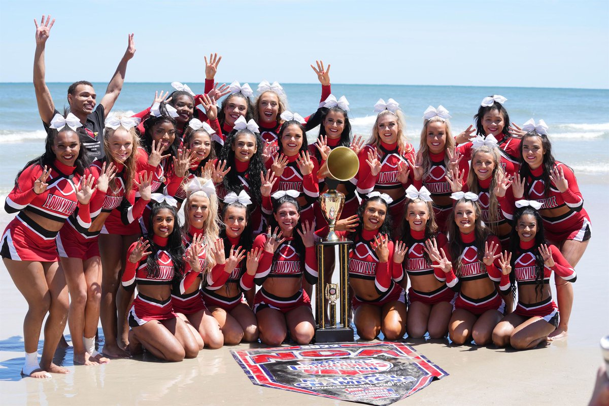 joshheird's tweet photo. We've got another set of National Champions!! Congrats to @UofLAllGirl &amp; @louisvillecoed! The best cheer and dance programs in the country!! Great photos from @AndrewDean85! #GoCards https://t.co/yvrzzUQ2oO