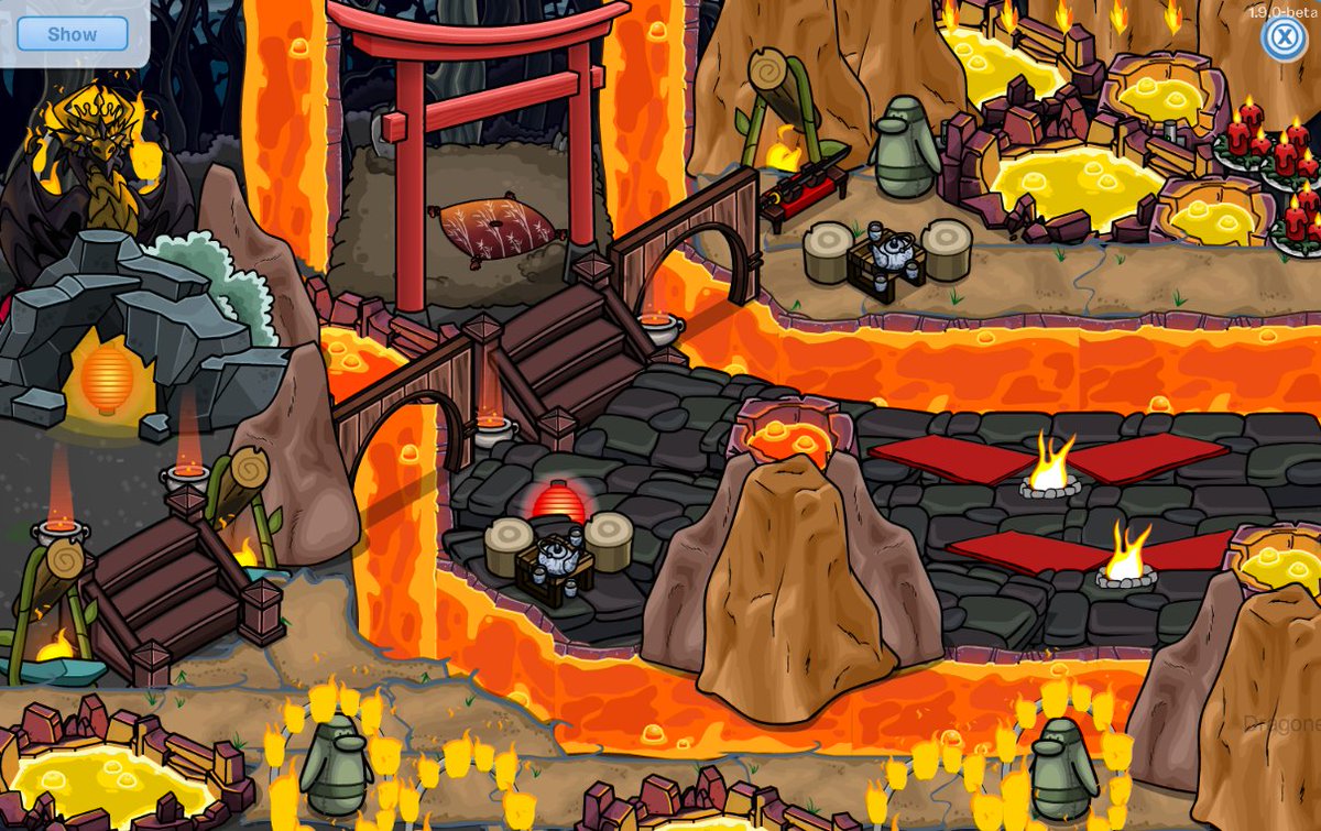 _Dragonetta_'s tweet image. I'm still on hiatus, but I decided to make an igloo for the most recent igloo contest and given the lack of fire dojos I've seen, I decided to go with that for the contest!