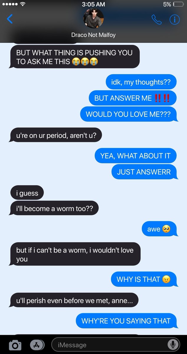 callistoire's tweet photo. would you still love me if I was a worm? ; psh one tweet alternate universe https://t.co/6aajqmTdri