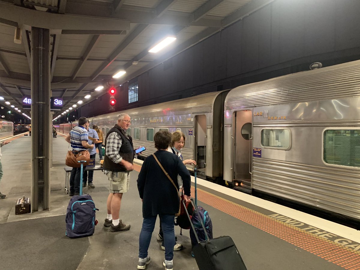 707_operations's tweet photo. Last night at Southern Cross #Melbourne our guests ready to board the #Riverlander @MelbourneTourV @RD_Vic @VicTrack_Vic #Heritage #Tourism @MartinPakulaMP https://t.co/0Kny8dtgwq