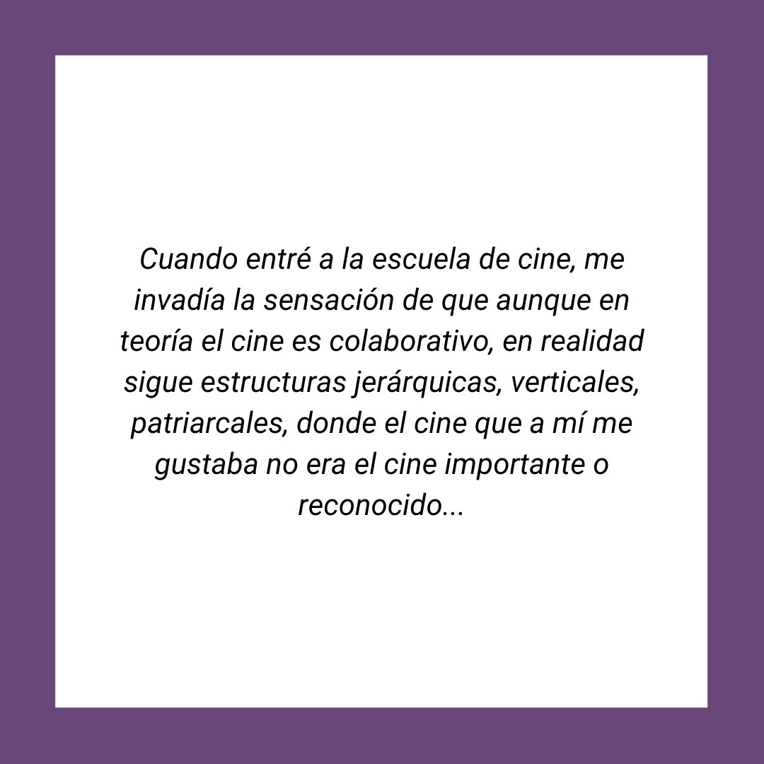 cineppromedios's tweet photo. "¿Cómo puedo adueñarme de mi mirada, de mi espectadoridad, de mi experiencia única en el mundo para crear reflexiones comunitarias sociales, artísticas y culturales a través del cine? La respuesta: un cineclub."
-@_carolinavt, @ellas_dirigen. https://t.co/tWmswZEPPv