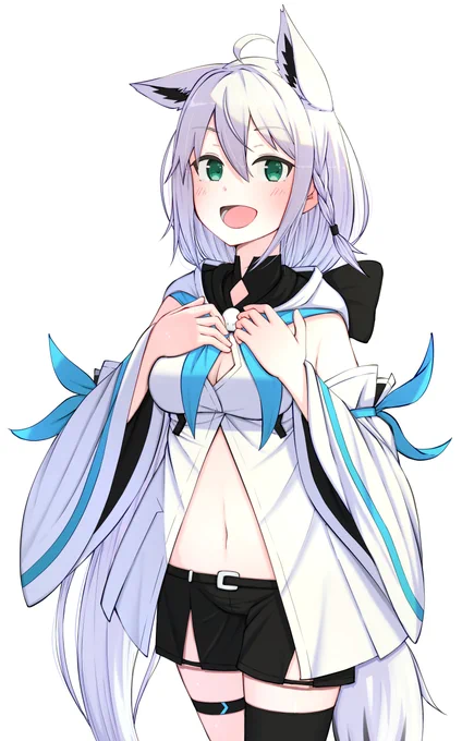 #絵フブキ #ホロライブ #白上フブキ
フブキちゃん描いた。
最近目の周りのバランス感覚がおかしくなってたので、練習してなんとか持ち直してきた感じ…かも?
自分じゃよくわからないんですよね…。
かわいく描けてればよいのだけれどー…。 