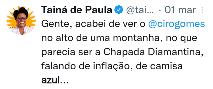 XicoAlexndre's tweet photo. @RicaPerrone A skerda kaviar deve ter adorado a #CamisaAzul tucano de Loulah.
Velho sonho de consumo...
#PrefiroCiro https://t.co/RHLYhZtCtD