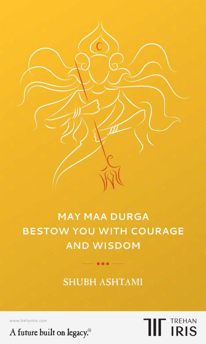 VarunSh24075219's tweet photo. Wishing you and your family a very Shubh Ashtami filled with joyous and memorable moments. May Maa Durga bestow happiness and success upon you. Happy Shubh Ashtami!

#Trehan #TrehanIris #Trehanirisbroadway #Irisbroadway  #Navratri #Festival #Wishes #Shubhnavratri #Occassion https://t.co/EoY5n43IYW