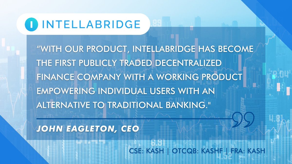 Kash DeFi "has become the 1st publicly traded decentralized finance company w/ a working product empowering individual users w/ an alternative to traditional banking." ~ John Eagleton, CEO
🇨🇦 $KASH 🇺🇸 $KASHF 🇩🇪 KASH
#UST #LUNA #LUNAtics #Terra #AnchorProtocol