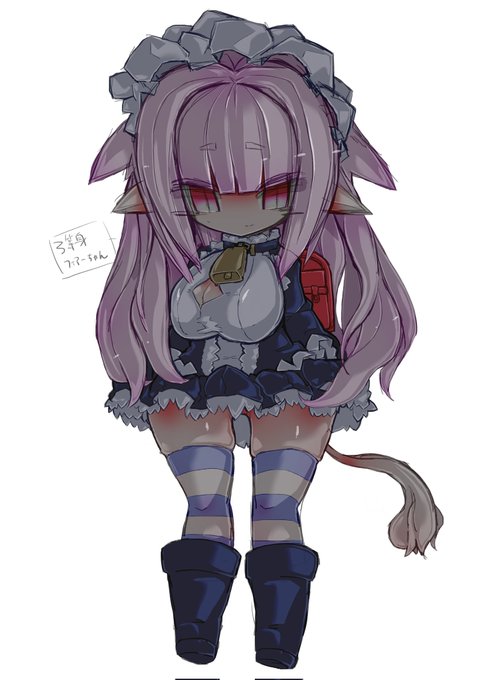 これは息抜きで描いたデフォルメのフィアーちゃんです。 