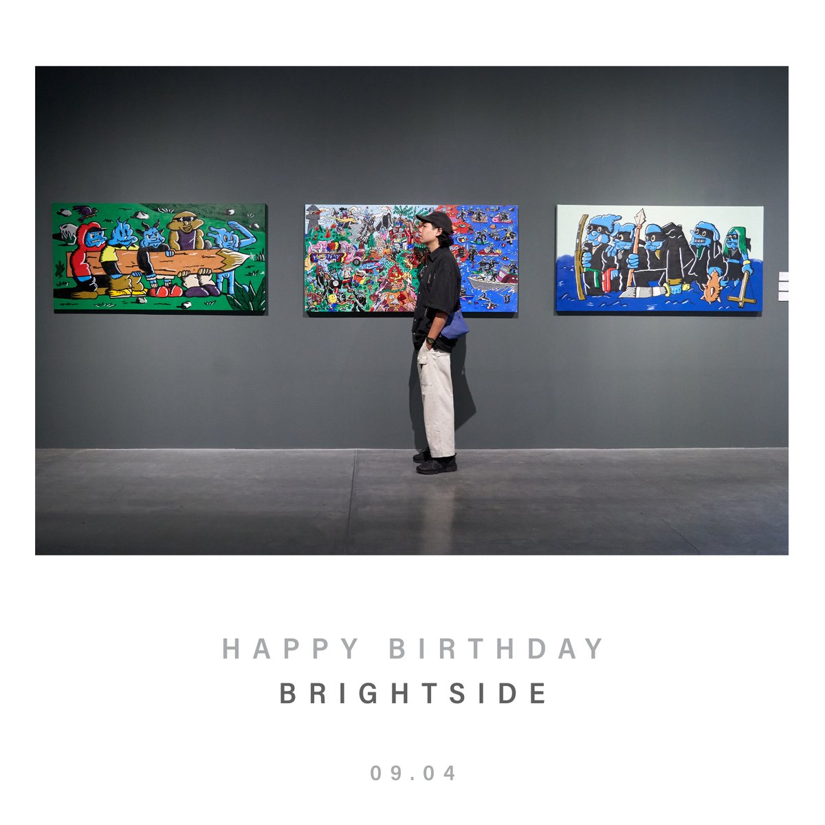 SACBangkok's tweet photo. #SACHBD to @Brightside9998 🎂🎉
สุขสันต์วันเกิด วิษณุ เส้นแก้วใส
หนึ่งในศิลปินจากนิทรรศการ #sacwrap
.
ขอให้วันเกิดปีนี้ เต็มไปด้วยสีสันของความสุข
พร้อมด้วยสุขภาพที่แข็งแรงสมบูรณ์
และสมหวังทุกความปรารถนานะครับ
.
จากใจ #SACBangkok ครับ https://t.co/qv6GShikQ9