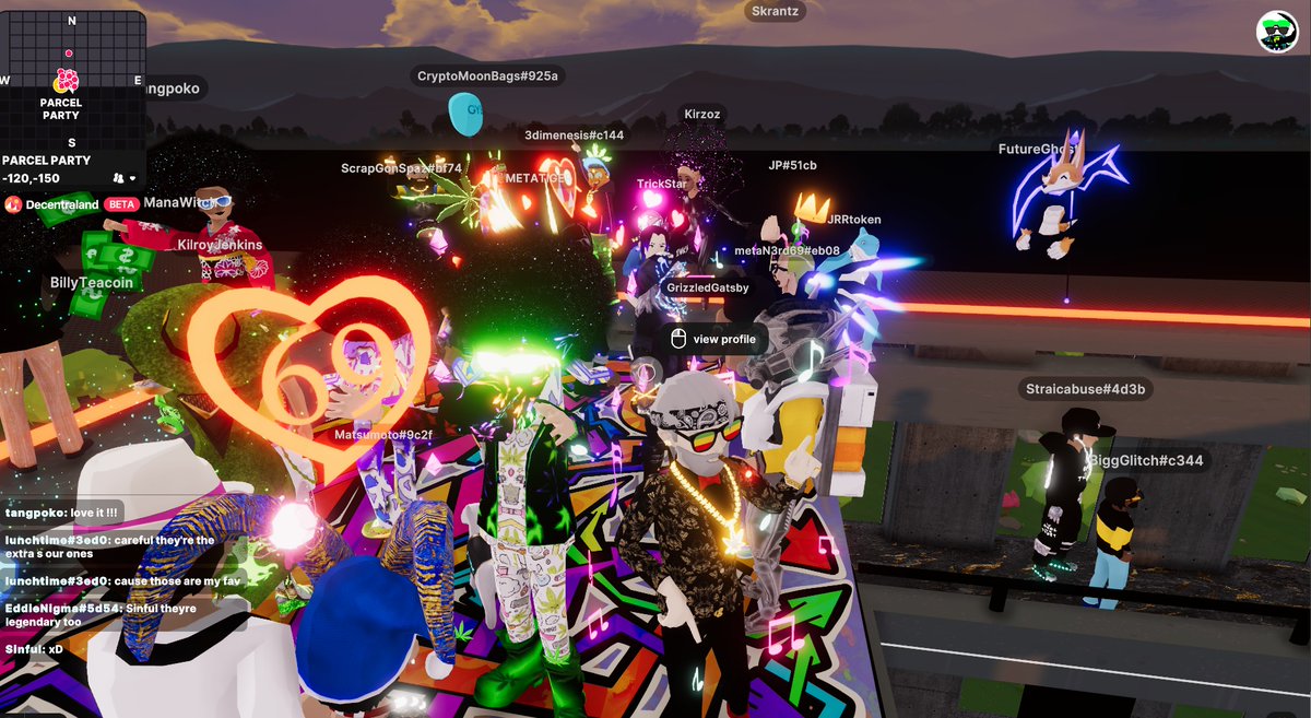 everyone from the <a href="/NFTGiveawayFam/">Giveaway Family</a>
you are truly amazing!!!! you make <a href="/decentraland/">Decentraland</a> fire!

Follow <a href="/crypt0grant/">Crypto Grant</a> and <a href="/NFTGiveawayFam/">Giveaway Family</a> for the latest giveaways and to get in on the action
new crazy designs and wearables gonna drop soon!
#NFTs #NFTGiveaways #eth