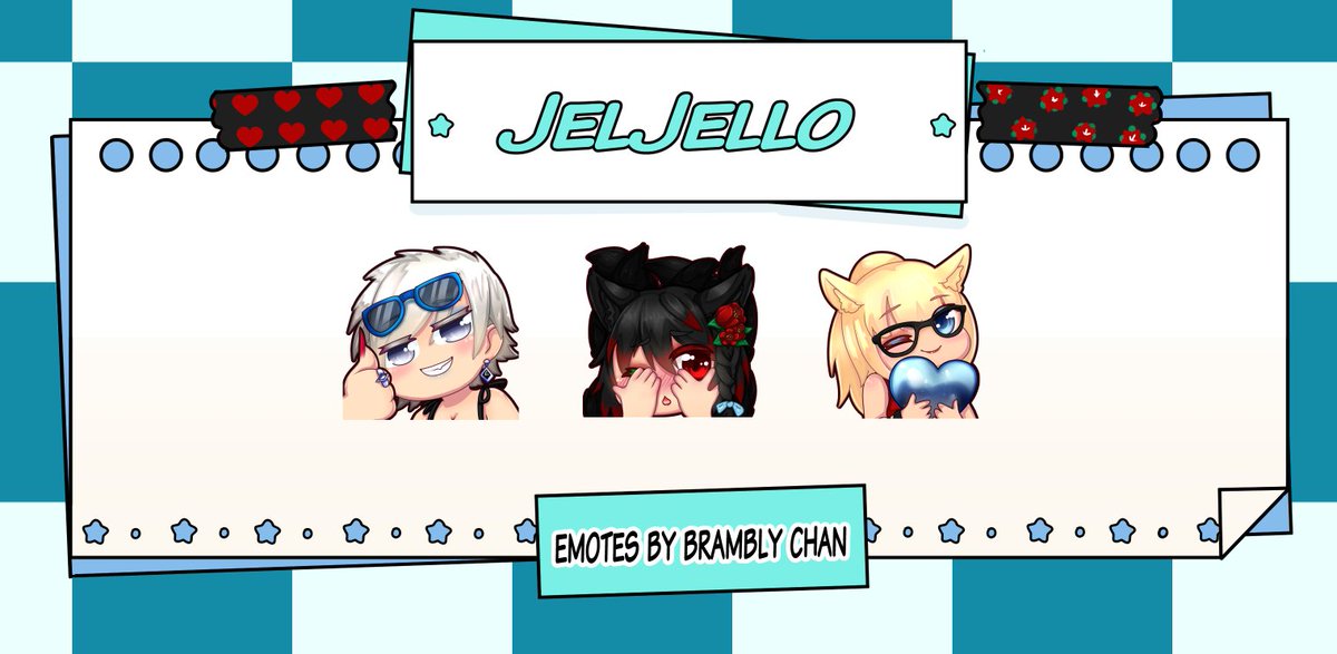 Thanks for the commission JelJello💙

#commissionsopen  #Commission #illustration #digitalart #digitalartwork #AnimeArt  #YCH #BramblyArt #emotes