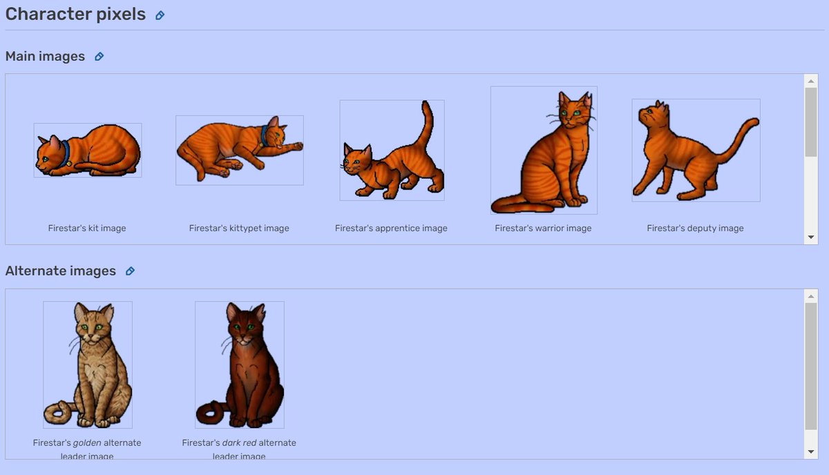 Guess that cat based off the oddly designed Warriors Wiki sprite! : r/ WarriorCats