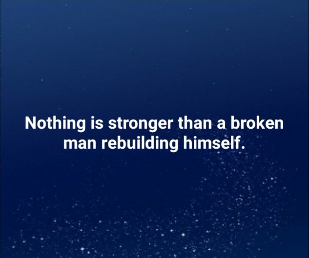 KingTriZi's tweet photo. Nothing is stronger than a broken man rebuilding himself.
#EveryoneCanReply https://t.co/8VODysakSI